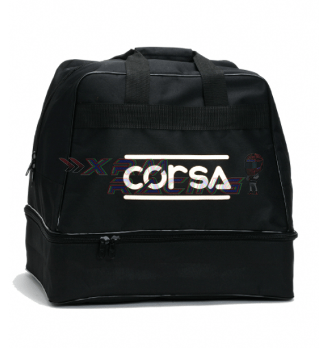 CORSA RACE BAG 2 COMPARTMENT BLACK