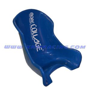 MORECOLLAGE TYPE C FIBERGLASS KART SEAT BLUE