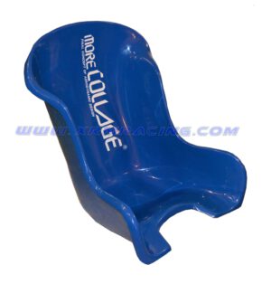 MORECOLLAGE TYPE D FIBERGLASS KART SEAT BLUE