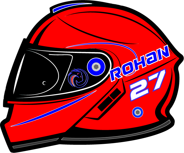 XRM RACING HELMET DRIVER ROHAN