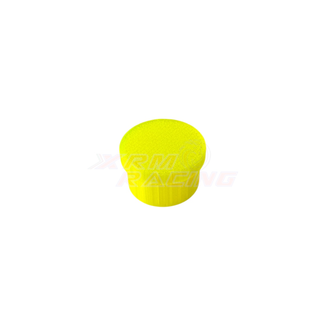 PD1 30MM CHASSIS TUBE PLUG YELLOW (PACK OF 2)